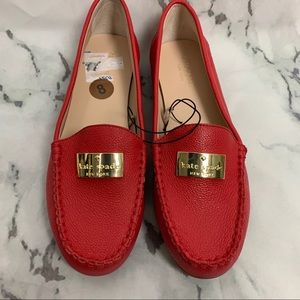 *NEW* Kate Spade Corrie Red Loafers Size 8